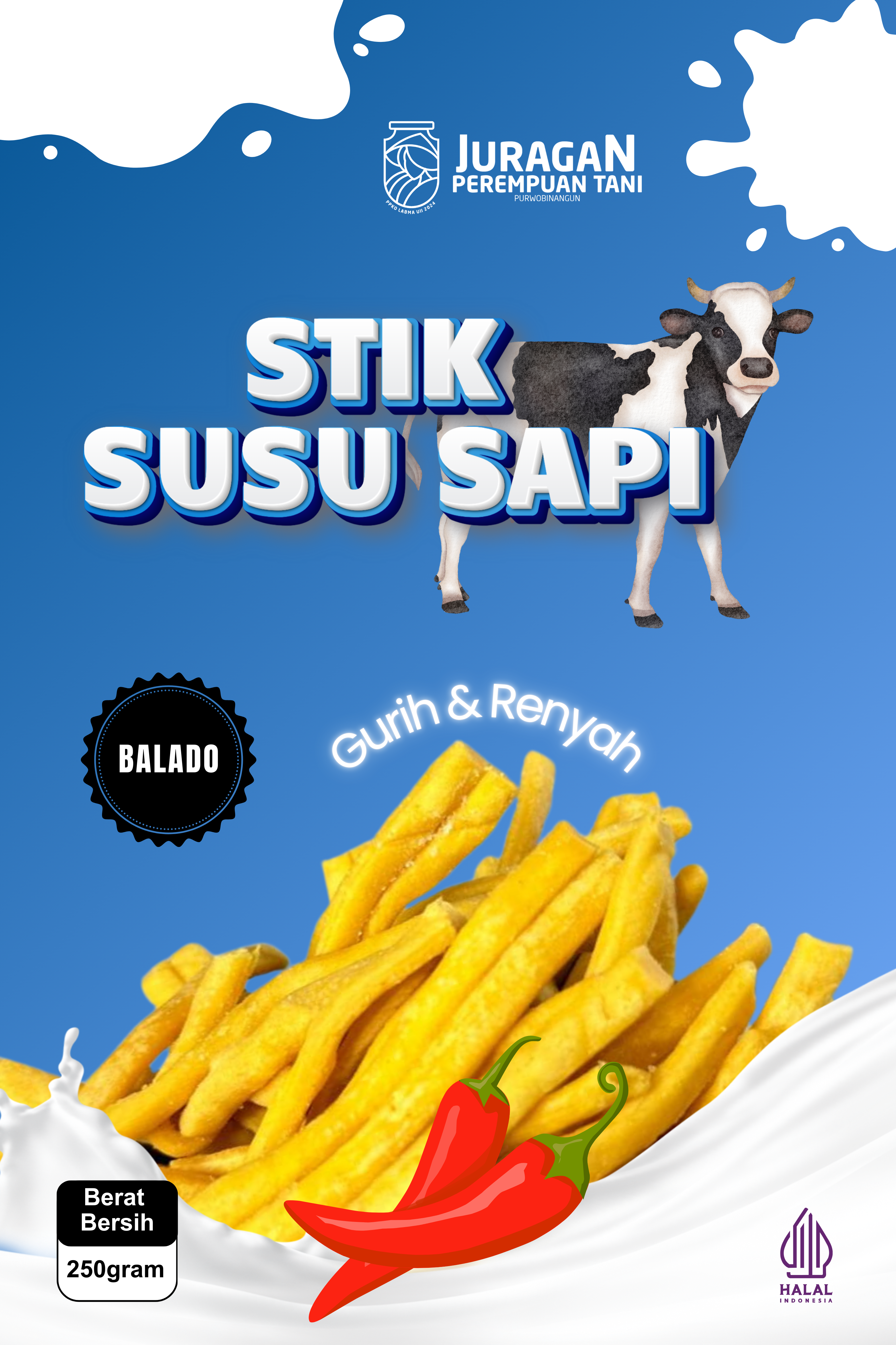 Stik Susu Sapi Balado