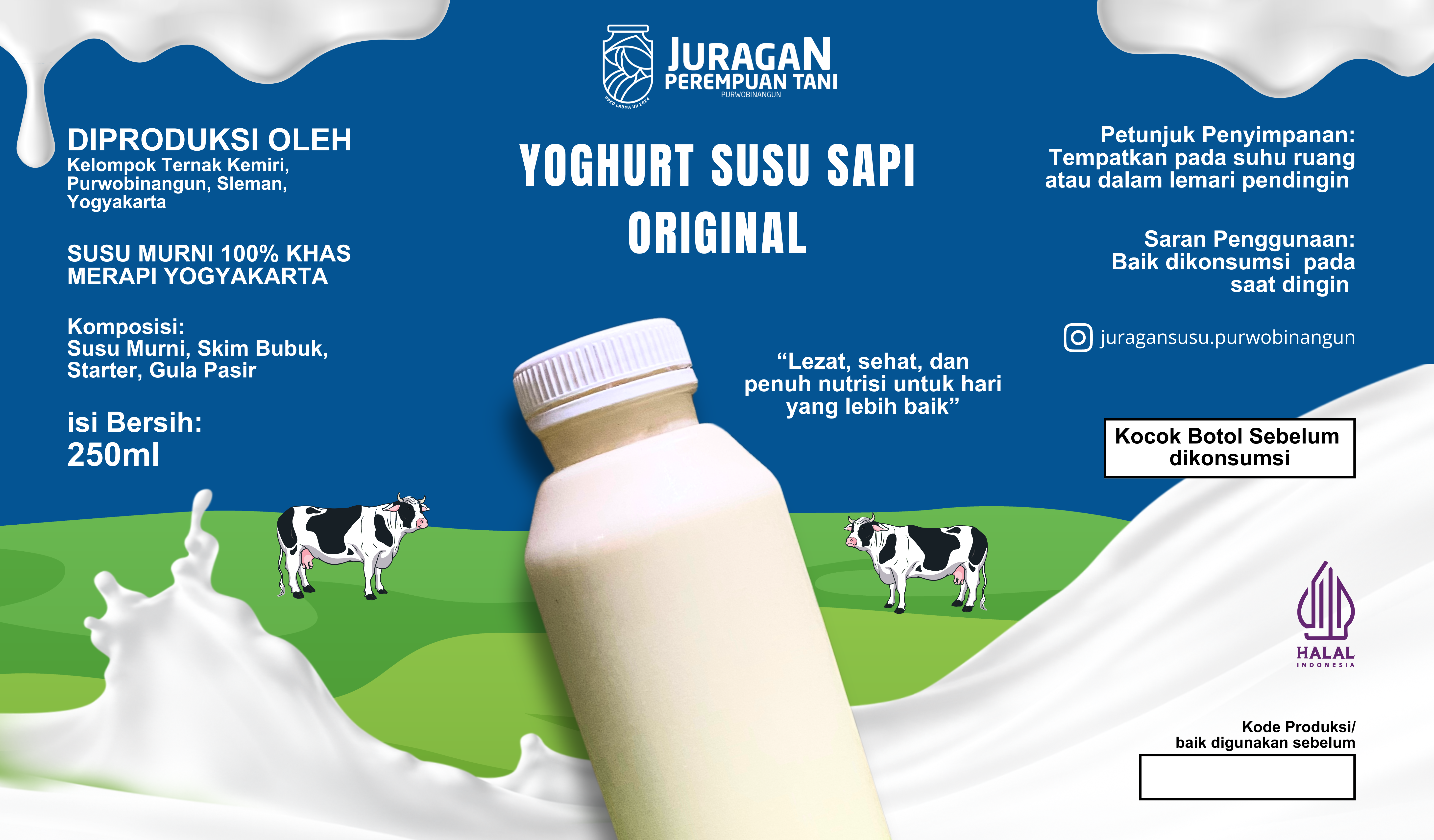 Yoghurt Susu Sapi Original